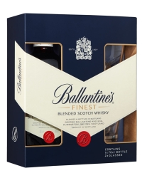 Купить Виски Ballantine`s Finest 3 YO 40% + 2 Glass (0,7L) в Алматы