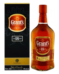Купить Виски Grant`s 18 YO 40% in Gift Box (0,7L) в Алматы