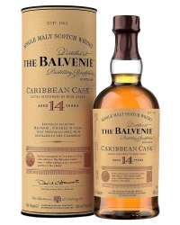Купить Виски Balvenie Caribbean Cask 14 YO 43% in Tube (0,7L) в Алматы