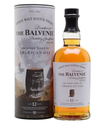 Купить Виски Balvenie American OAK 12 YO 43% in Tube (0,7L) в Алматы