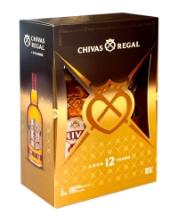 Купить Виски Chivas Regal 12 YO 40% + 2 Glass (0,7L) в Алматы
